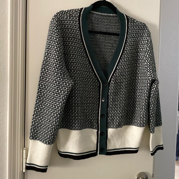 NWOT Preppy Cardigan - Picture 1 of 4